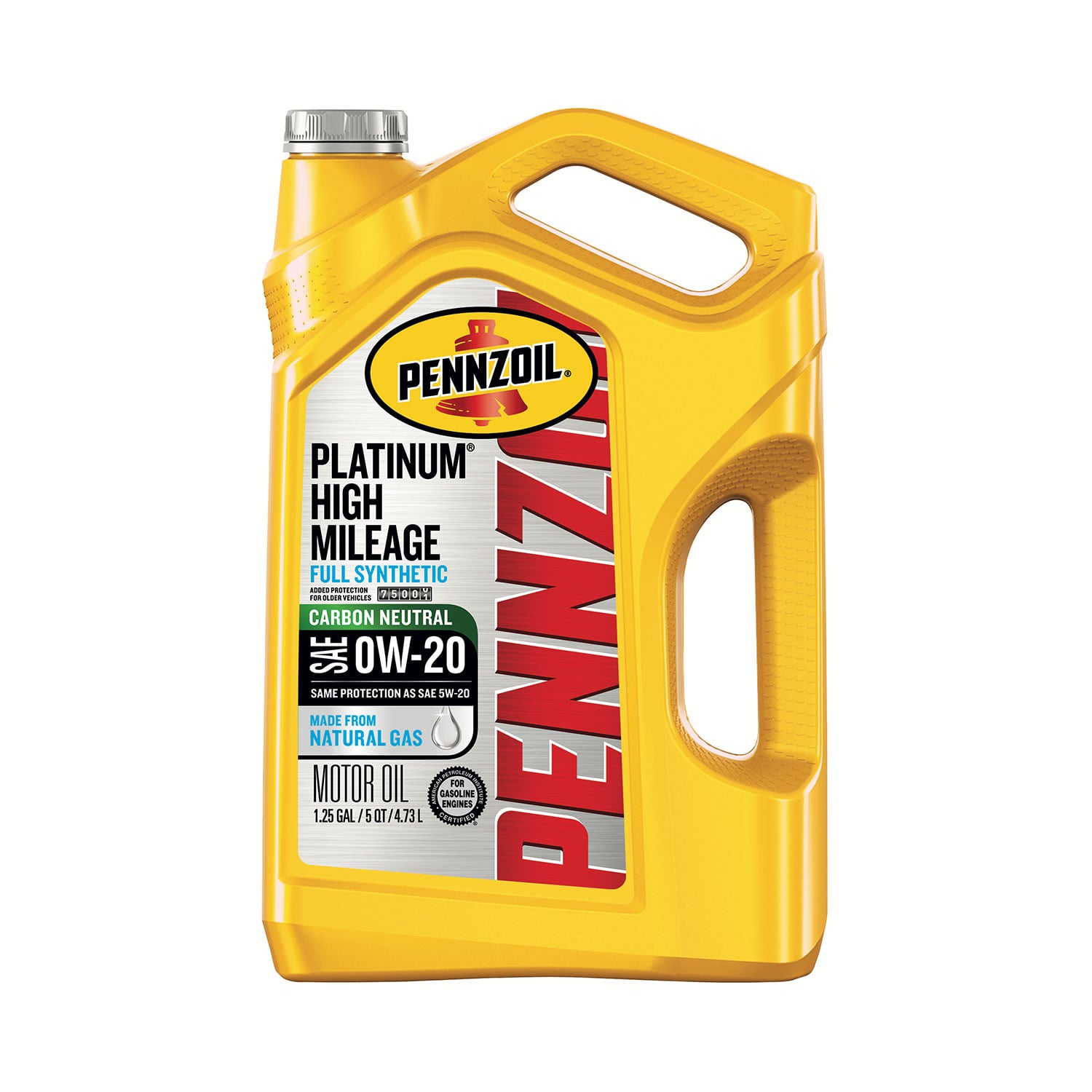 1 Pennzoil Platinum High Mileage Full Synthetic 0W-20 - 图片 1